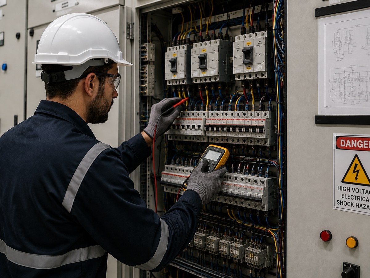 Electrical works for buildings